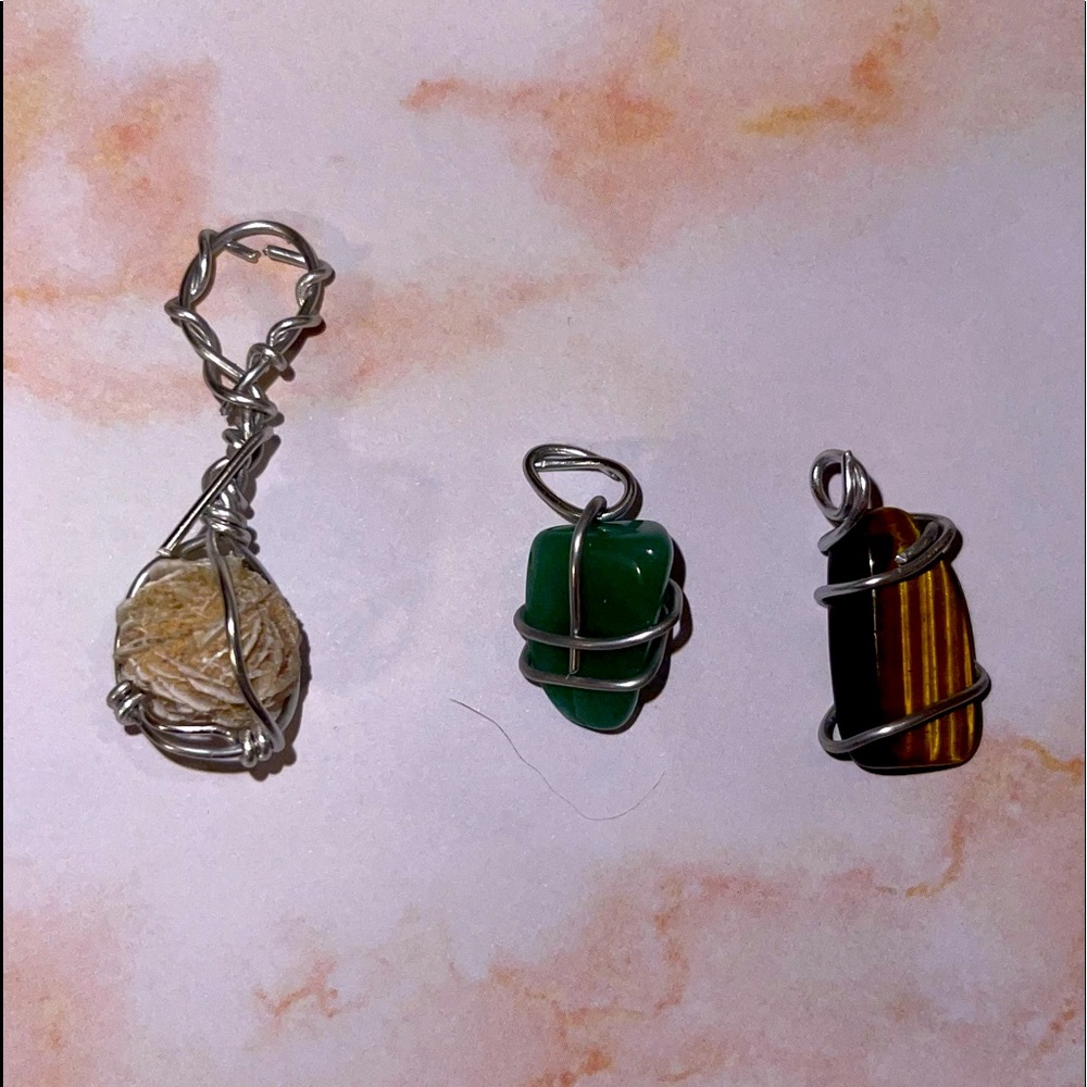 3 Wire-wrapped crystal bundle!